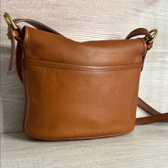 Coach Tan Fletcher Leather Crossbody Bag - Picture 6 of 14